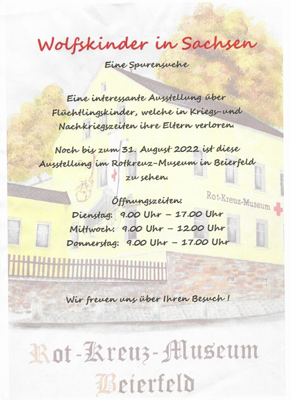 Ausstellung „Wolfskinder in Sachsen“