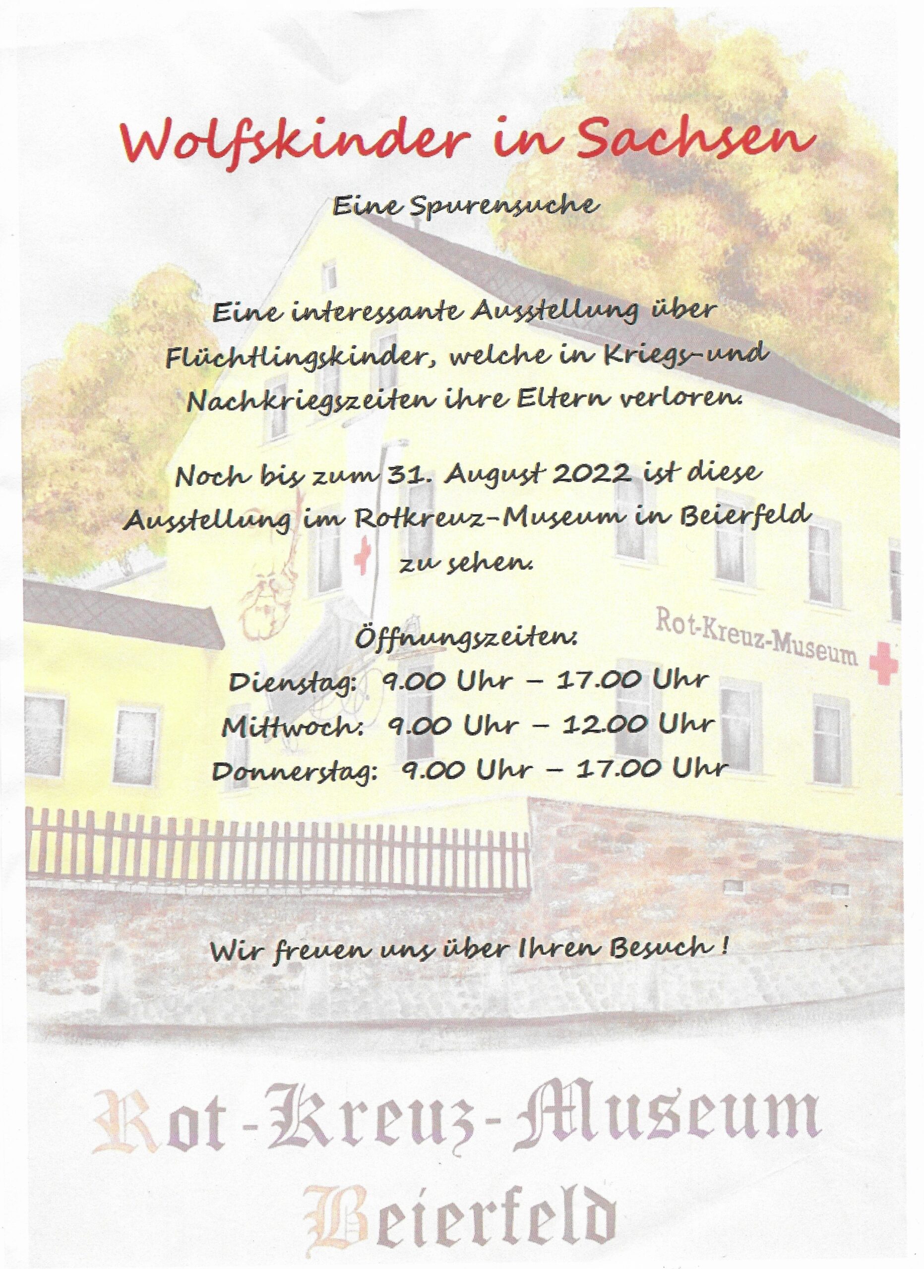 Ausstellung „Wolfskinder in Sachsen“